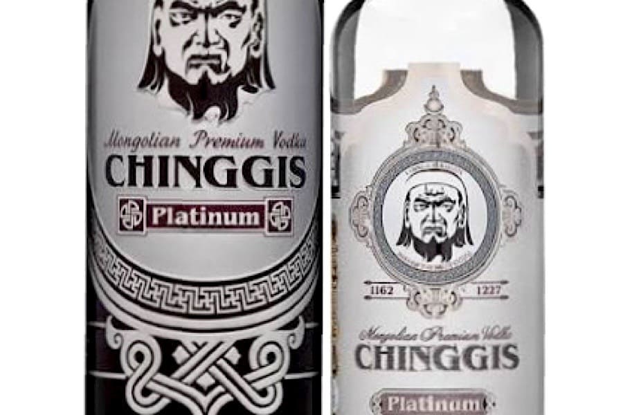 モンゴルのお酒CHINGGIS Silverの写真